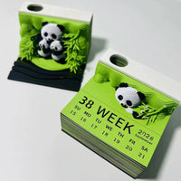 MagicBloom™ 2026 3D Panda Sculpture Calendar